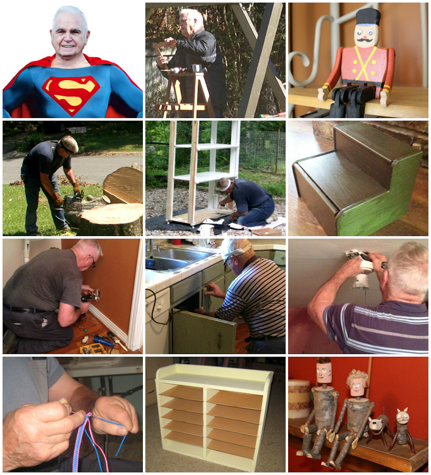 My Dad Is Just Like Superman Collage