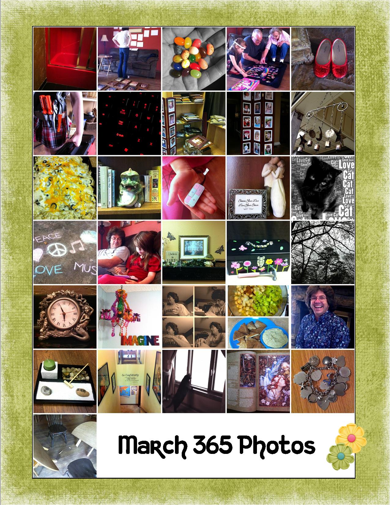 March 2012 365 Photo Collage